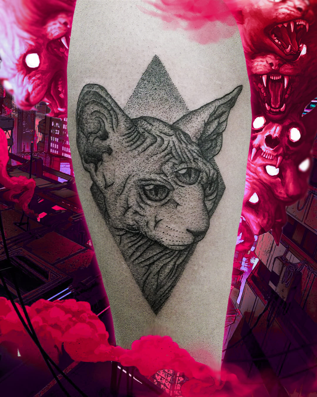 Icono estilo blackwork