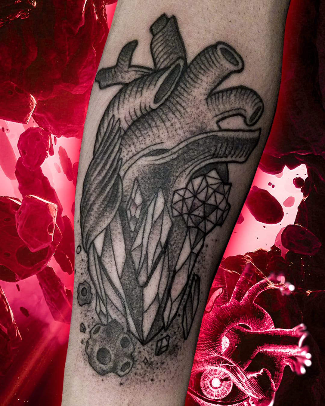 Tatuaje estilo geométrico